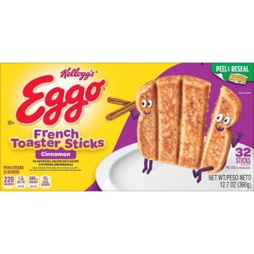 Kellogg's Eggo Cinnamon French Toaster Sticks, 360G